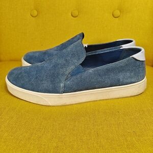 Cole Haan Grandseries Moonlight Ocean Suede Slip On Sneaker Women's Shoe Sz 10B